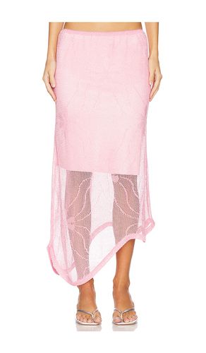 Claudia Tricot Skirt in Blush. - size M (also in L, S, XL, XS) - Asta Resort - Modalova