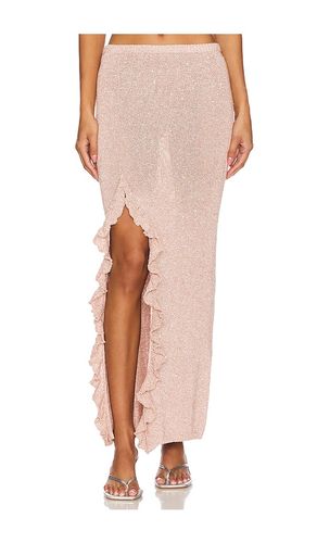 Michaela Split Skirt - in Pink. - size L (also in M, S) - ASTA RESORT - Modalova