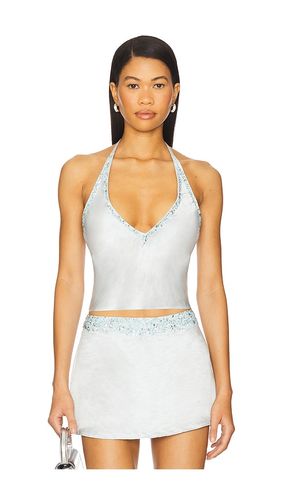 X REVOLVE Marina Hand Beaded Top in Baby Blue. - size M (also in XS) - ASTA RESORT - Modalova