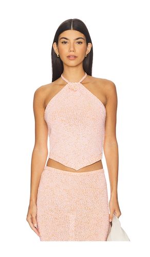 Teresa Scarf Top in Peach. - size L (also in M, XL, XS) - ASTA RESORT - Modalova