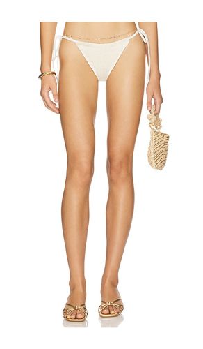 Mia Bikini Bottom in Ivory. - size L (also in M, S) - ASTA RESORT - Modalova