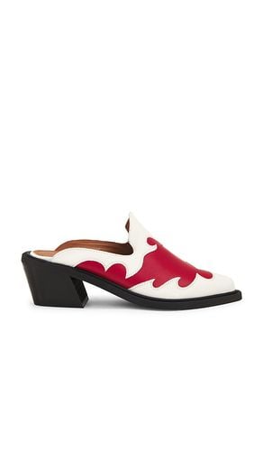 Weston Bicolor Leather Mules in White,. - size 36 (also in 37, 38, 39, 40) - ALOHAS - Modalova