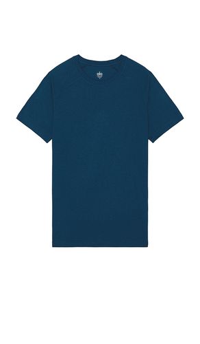 The Triumph Crew Neck Tee in Blue. - size L (also in M, S) - alo - Modalova
