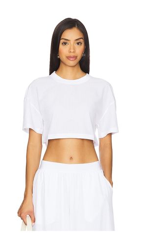 Mesh Cropped Mirage Tee in . - size L (also in M, S, XS) - alo - Modalova