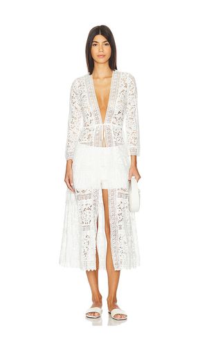 Talia Drawstring Robe in White. - size 10 (also in 12, 2) - Alice + Olivia - Modalova