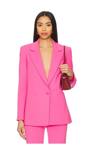 Denny Notch Collar Boyfriend Blazer in Pink. - size 0 (also in 10, 2, 4, 6, 8) - Alice + Olivia - Modalova