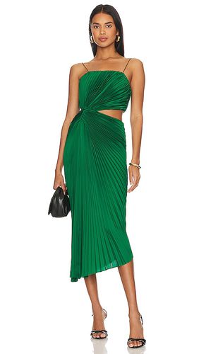 Fayeth midi dress in color green size 10 in - Green. Size 10 (also in 2, 4, 8) - Alice + Olivia - Modalova