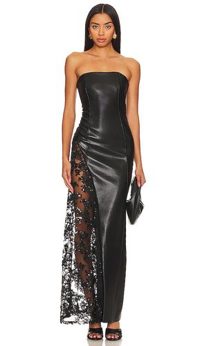 Retha Faux Leather Lace Maxi Dress in . - size 0 (also in 12, 2) - Alice + Olivia - Modalova