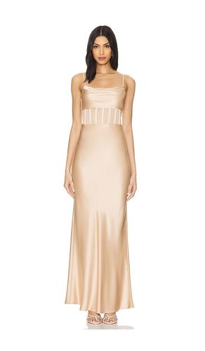 Maxivestido valentina en color beige talla 0 en - Beige. Talla 0 (también en 10, 12) - Alice + Olivia - Modalova