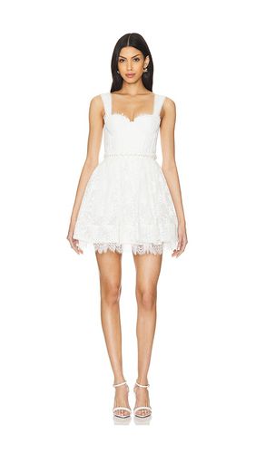 Minivestido hope en color blanco talla 12 en - White. Talla 12 (también en 2, 4, 6, 8) - Alice + Olivia - Modalova