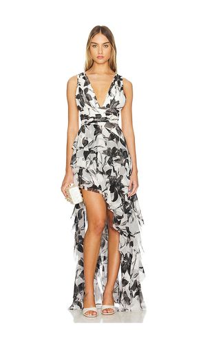 Holly Ruffle Maxi Dress in Black. - size 0 (also in 10, 12, 2, 4, 6, 8) - Alice + Olivia - Modalova