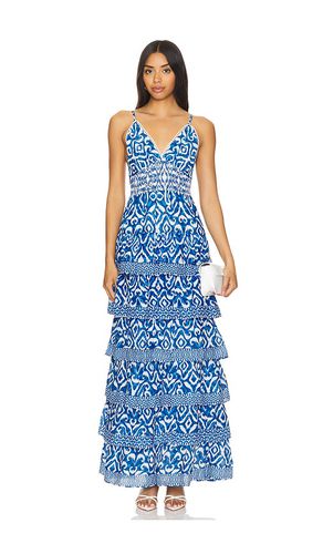 Imogene Tiered Maxi Dress in Blue. - size 12 (also in 8) - Alice + Olivia - Modalova