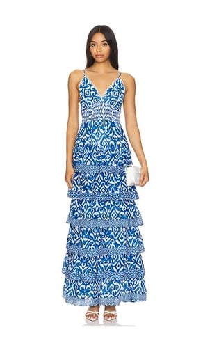 Imogene Tiered Maxi Dress in Blue. - size 6 (also in 8) - Alice + Olivia - Modalova