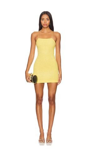 Fifi Embellished Fitted Mini Cami Dress in Yellow. - size 2 (also in 10, 4, 6, 8) - Alice + Olivia - Modalova