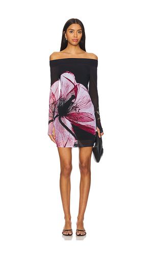 Dorinda Mini Dress With Thumbholes in Black,Rose. - size 0 (also in 2, 4, 6) - Alice + Olivia - Modalova