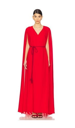 Zenaida Maxi Cape Gown in Red. - size 0 (also in 10, 2, 4, 6, 8) - Alice + Olivia - Modalova