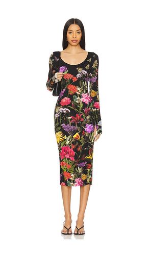 Delora Ankle Length Dress in Black. - size 0 (also in 2, 4, 6, 8) - Alice + Olivia - Modalova