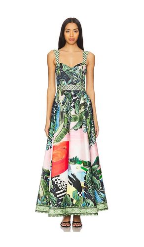 Fia Structured Midi Dress in Green. - size 0 (also in 4) - Alice + Olivia - Modalova