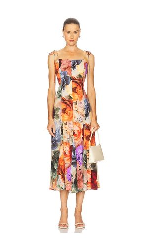 Jeanette Midi Dress in Orange. - size 0 (also in 10, 4, 6) - Alice + Olivia - Modalova