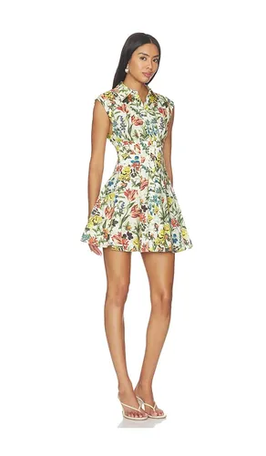 Kim Paneled Corset Flared Mini Shirt Dress in . Size 0. Also in 2, 4, 6, 8 - Alice + Olivia - Modalova