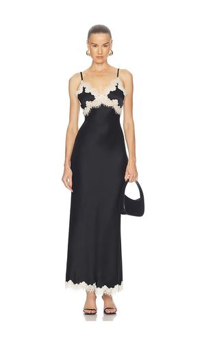 MAXI-SLIP-DRESS MIT HOHEM SCHLITZ UND SPITZENBESATZ in . Größe 2. Also in 4, 6, 8 - Alice + Olivia - Modalova