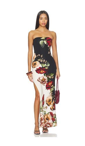 Delora Strapless Cutaway Side Slit Maxi Dress in Multi. - size 0 (also in 2, 4, 6, 8) - Alice + Olivia - Modalova