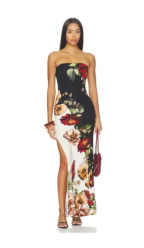 Delora Strapless Cutaway Side Slit Maxi Dress in Multi. - size 0 (also in 2, 4, 6) - Alice + Olivia - Modalova