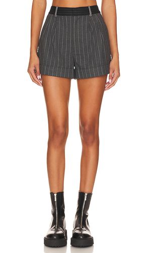 Conroy Pleated Cuff Short in Charcoal. - size 10 (also in 14) - Alice + Olivia - Modalova