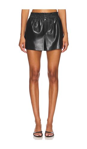 Richie Vegan Leather Boxer Short in . - size L (also in M) - Alice + Olivia - Modalova