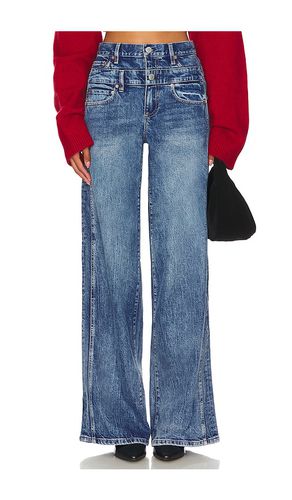 High Rise Waistband Jean in Blue. - size 24 (also in 25, 26, 28, 29, 30, 31) - Alice + Olivia - Modalova