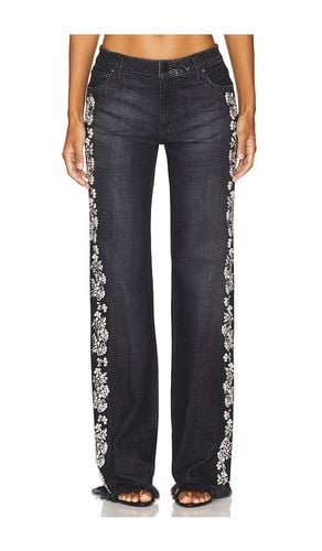 Roxie Embellished Jean in Black. - size 24 (also in 25, 26, 28, 29, 30, 31) - Alice + Olivia - Modalova