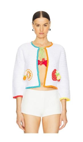 Anderson Tie Cardi in Ivory. - size L (also in M, S, XS) - Alice + Olivia - Modalova