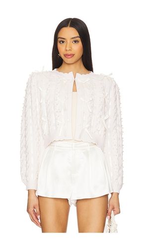 Kitty Embellished Cardigan in White. - size L (also in S) - Alice + Olivia - Modalova