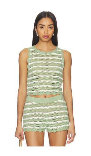 Ciara Cropped Pointelle Pullover in ,. Size S. Also in M, L, XL - Alice + Olivia - Modalova