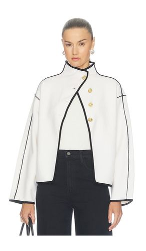 Pearson Collared Sweater Jacket in White. - size S (also in XS) - Alice + Olivia - Modalova