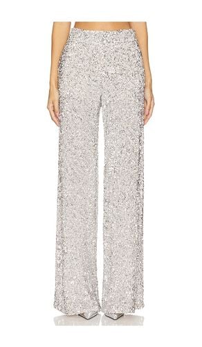 Mame Sequin Mr Wide Leg Pant in Metallic . - size 0 (also in 10, 2, 4, 6, 8) - Alice + Olivia - Modalova