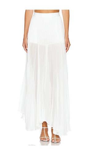 Katz Pleat Maxi Skirt With Hot Pant in White. - size 4 (also in 6) - Alice + Olivia - Modalova