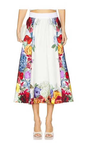 Earla Flare Midi Skirt in White. - size 0 (also in 12, 8) - Alice + Olivia - Modalova