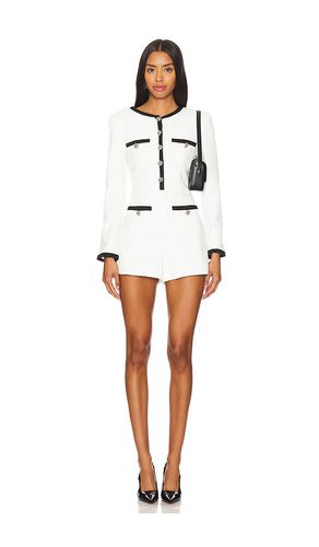 Shiloh Romper in White. - size 0 (also in 10, 2, 4, 8) - Alice + Olivia - Modalova