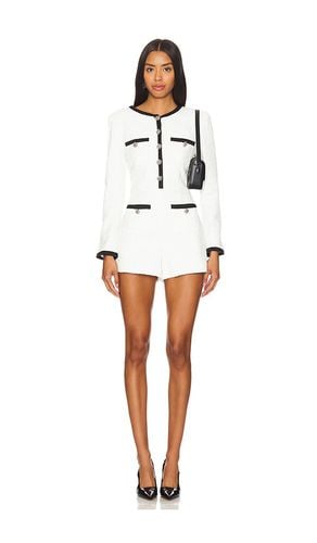 Shiloh Romper in White. - size 2 (also in 4, 6, 8) - Alice + Olivia - Modalova