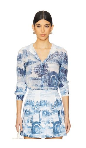 Willa Top in Blue. - size L (also in M, S, XL, XS) - Alice + Olivia - Modalova