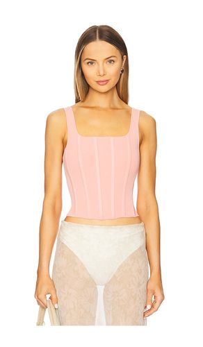Ruby Corset Tank in Rose. - size L (also in M, S, XL, XS) - Alice + Olivia - Modalova