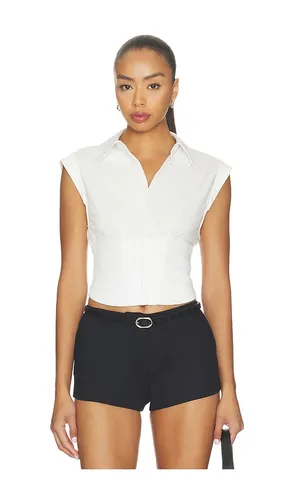 Kim Paneled Corset Fitted Top in . Size 0. Also in 2, 4, 6, 8 - Alice + Olivia - Modalova