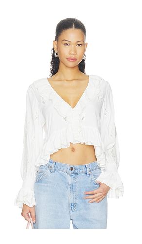 CROP-BLUSE MIT RÜSCHEN SKYE in . Größe L. Also in M, S, XS - Alice + Olivia - Modalova