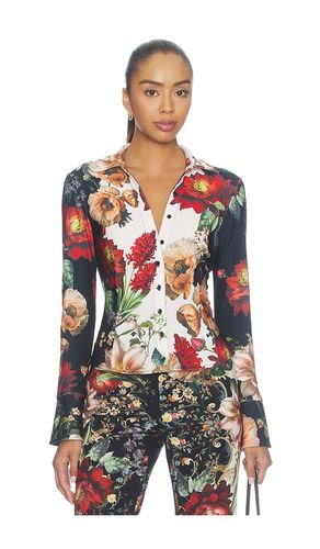 Freya Fitted Nipped Waist Button Down Top in . Size M. Also in S, XS - Alice + Olivia - Modalova