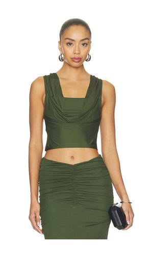 Alena Sleeveless Draped Cowl Neck Cropped Top in . Größe 0. Also in 10, 2, 4, 6, 8 - Alice + Olivia - Modalova