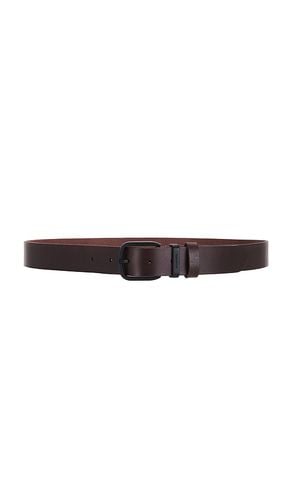 Mm Belt With Metal Logo Keeper in Brown. - size 30 (also in 34, 36) - ALLSAINTS - Modalova