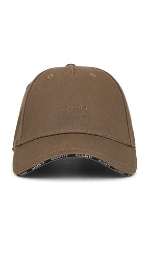 Sandwich Brim Logo Baseball Cap in Brown - ALLSAINTS - Modalova