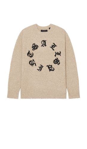 Scripture Crewneck Sweater in Taupe. - size L (also in M, S, XL/1X) - ALLSAINTS - Modalova