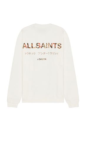 Underground Crew Neck Sweater in White. - size L (also in M, XL/1X) - ALLSAINTS - Modalova